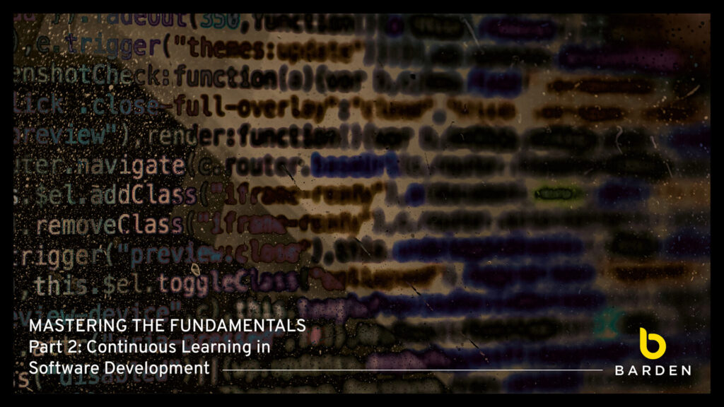 Continuous Learning in Software Development