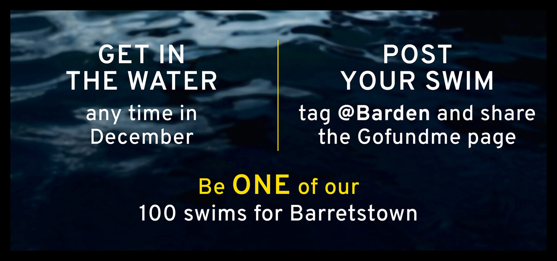 Barden & Barretstown: Christmas Swim