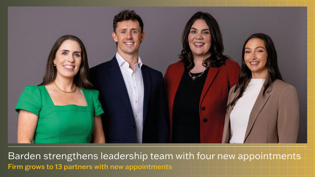 Barden strengthens leadership team with four new appointments