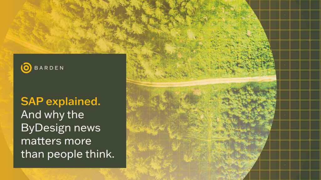SAP, explained. And why the ByDesign news matters more than people think.