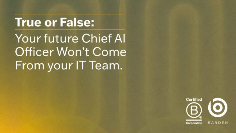 True or False: Your Future Chief AI Officer Won't Come From Your IT Team
