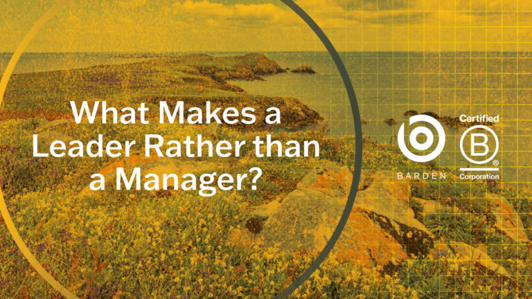 What Makes a Leader Rather than a Manager?